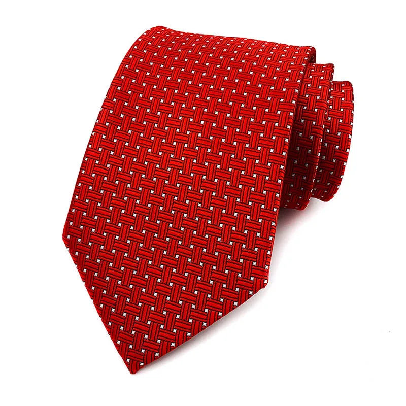 Jacquard Necktie — Polka Dot Edition