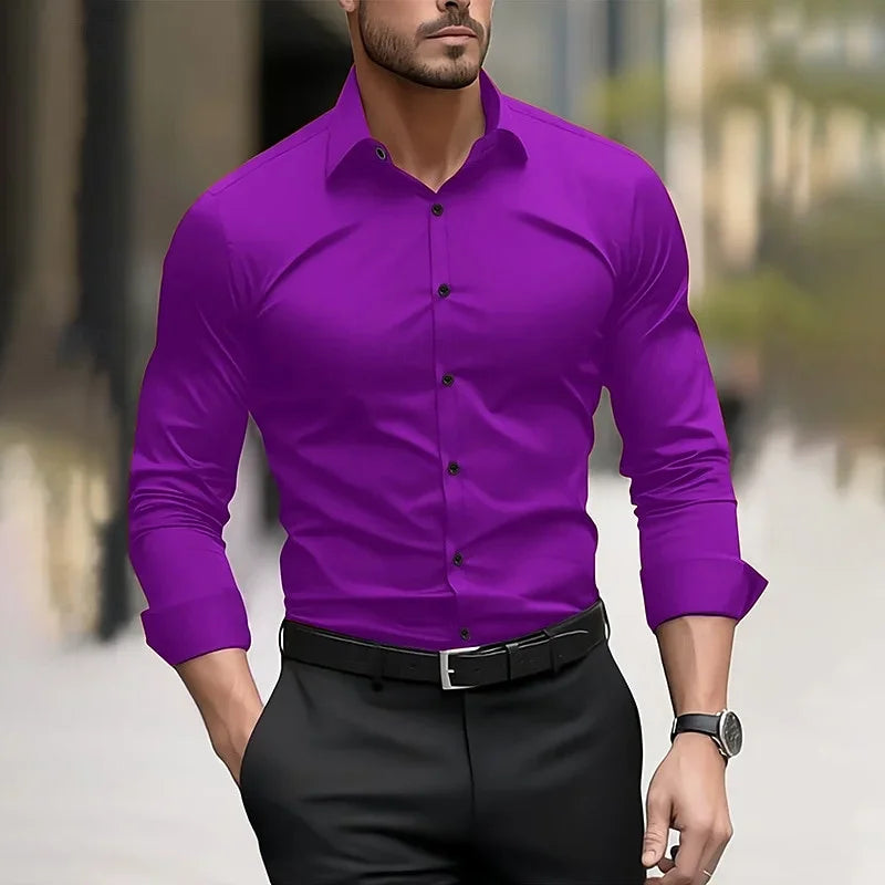 Casual Button-Down Dress Shirt — Signature Fit