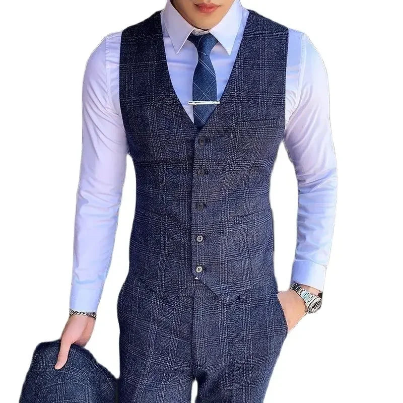 Modern Three‑Piece Business Suit – Slim Fit