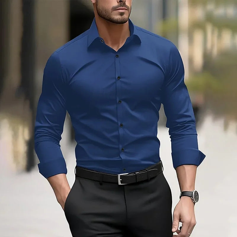Casual Button-Down Dress Shirt — Signature Fit