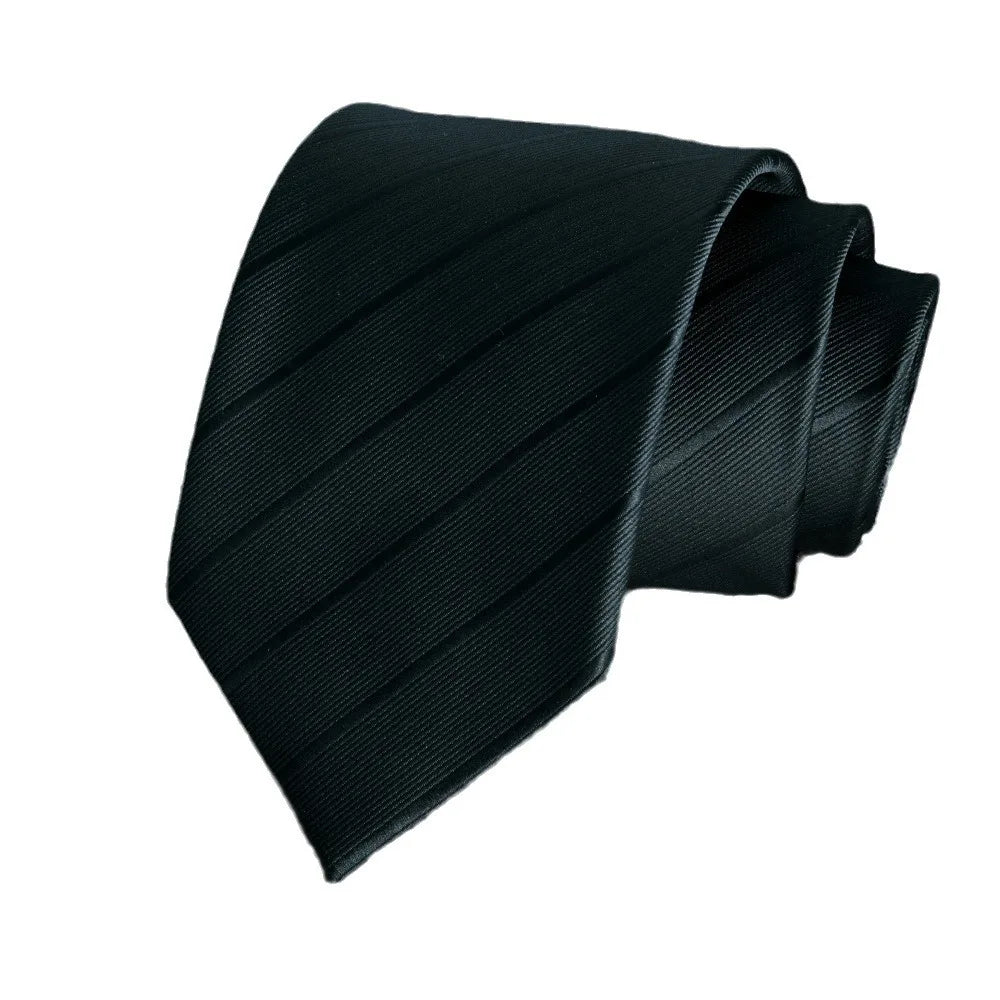 Striped Classic Neckties – 8cm Jacquard Weave
