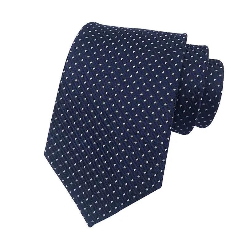 Jacquard Necktie — Polka Dot Edition