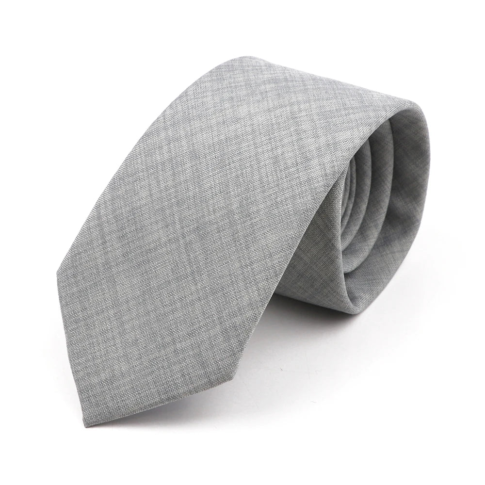 Handmade Cotton Neckties — Premium Solid Colors