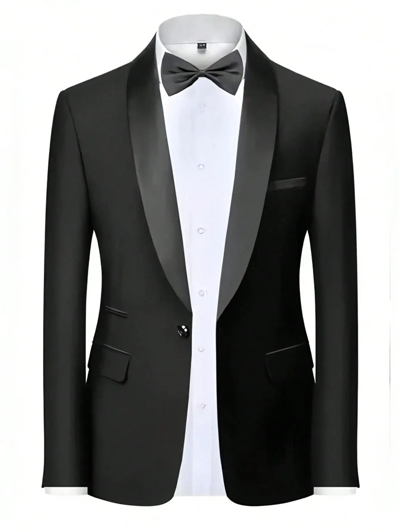 Three‑Piece Suit – Slim Solid Edition