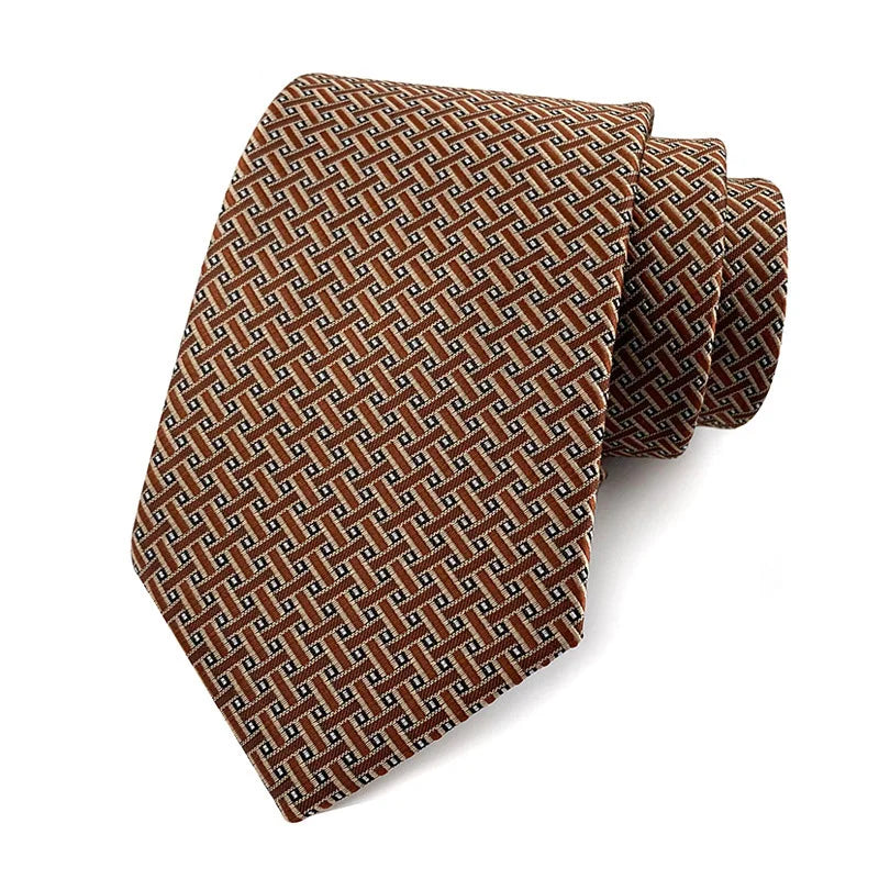 Jacquard Necktie — Polka Dot Edition