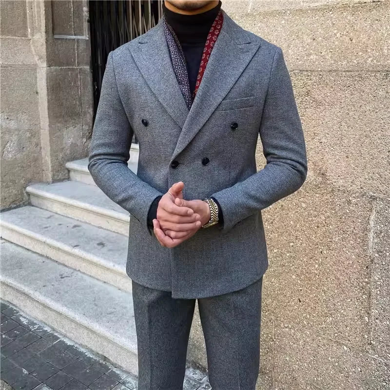 Men's Formal Suit — 2 Piece Set