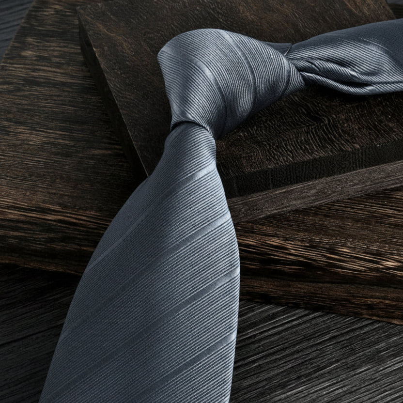Striped Classic Neckties – 8cm Jacquard Weave
