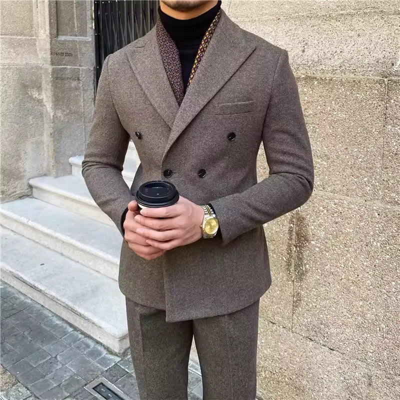 Men's Formal Suit — 2 Piece Set