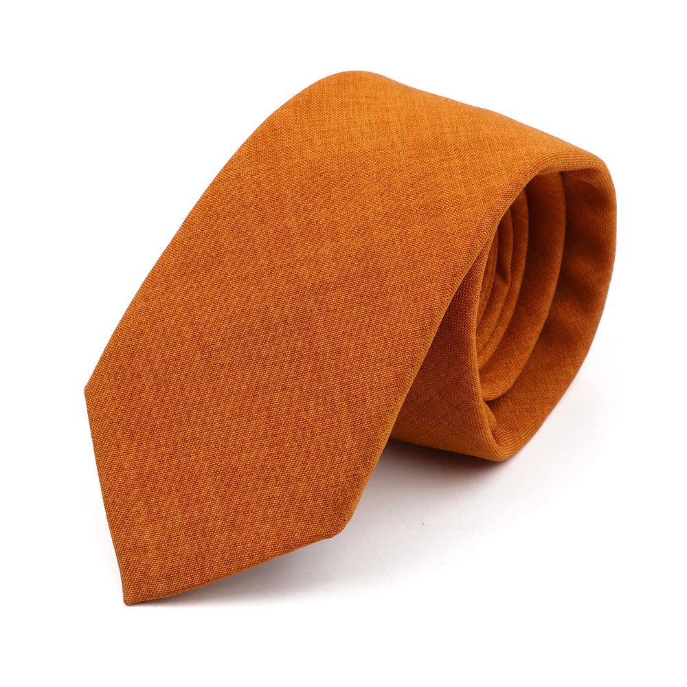Handmade Cotton Neckties — Premium Solid Colors