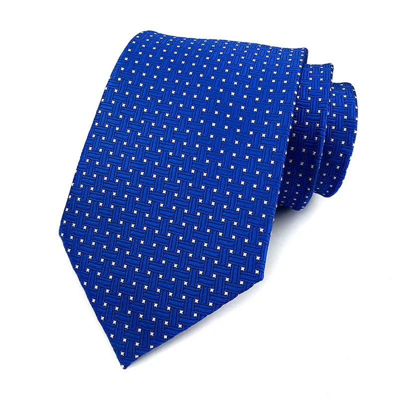 Jacquard Necktie — Polka Dot Edition