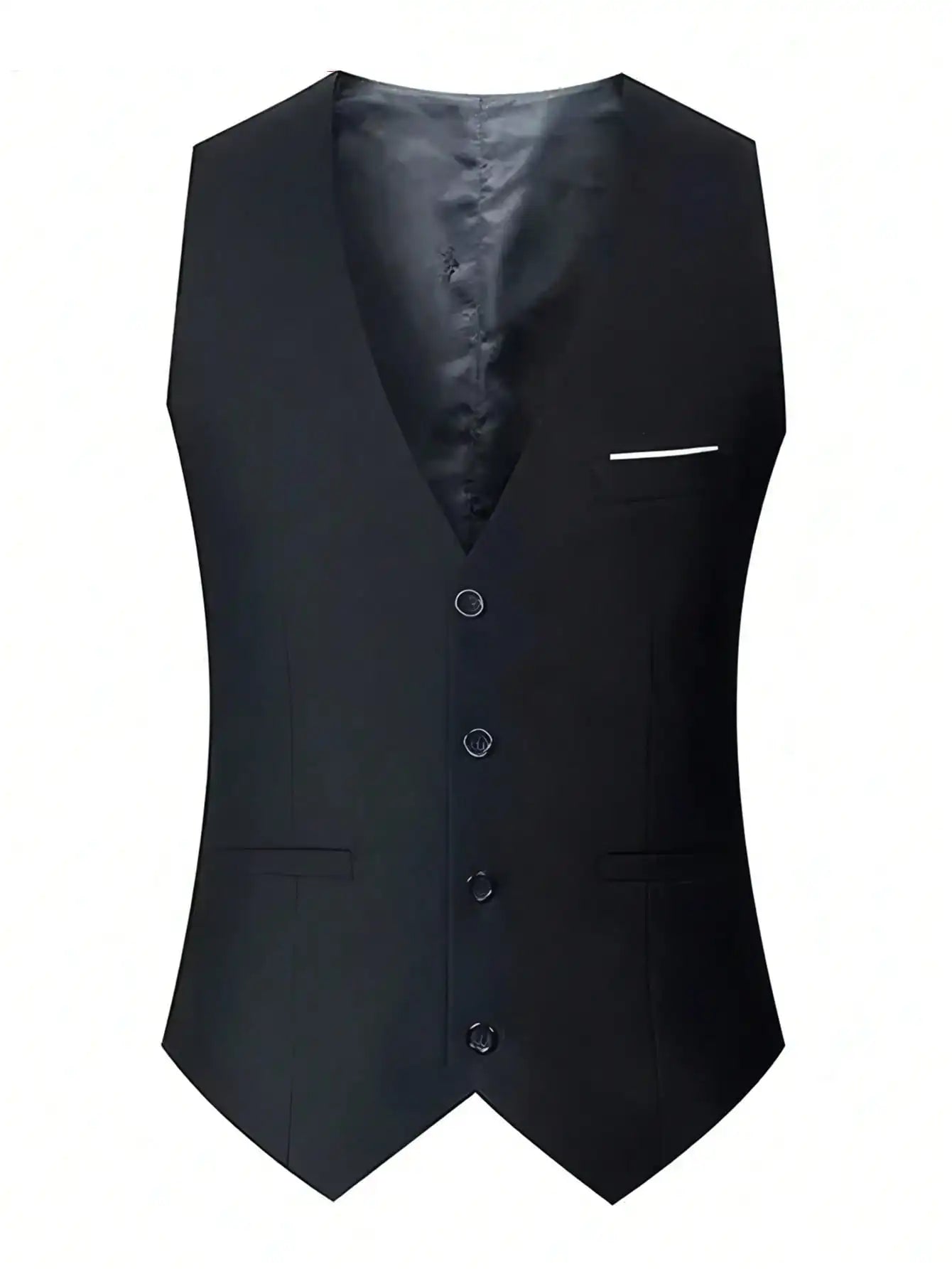 Three‑Piece Suit – Slim Solid Edition