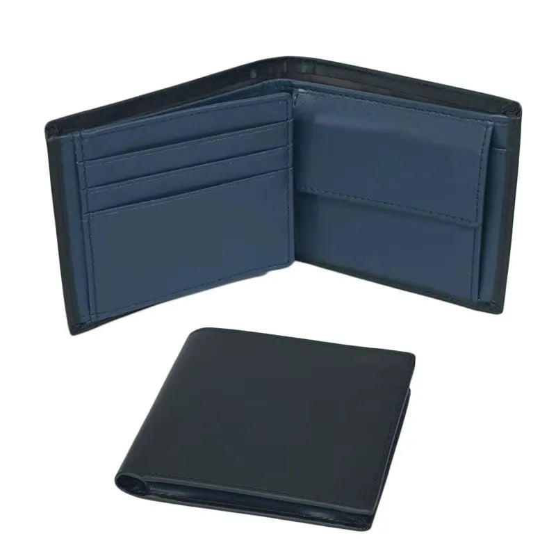 RFID Leather Trifold Wallet