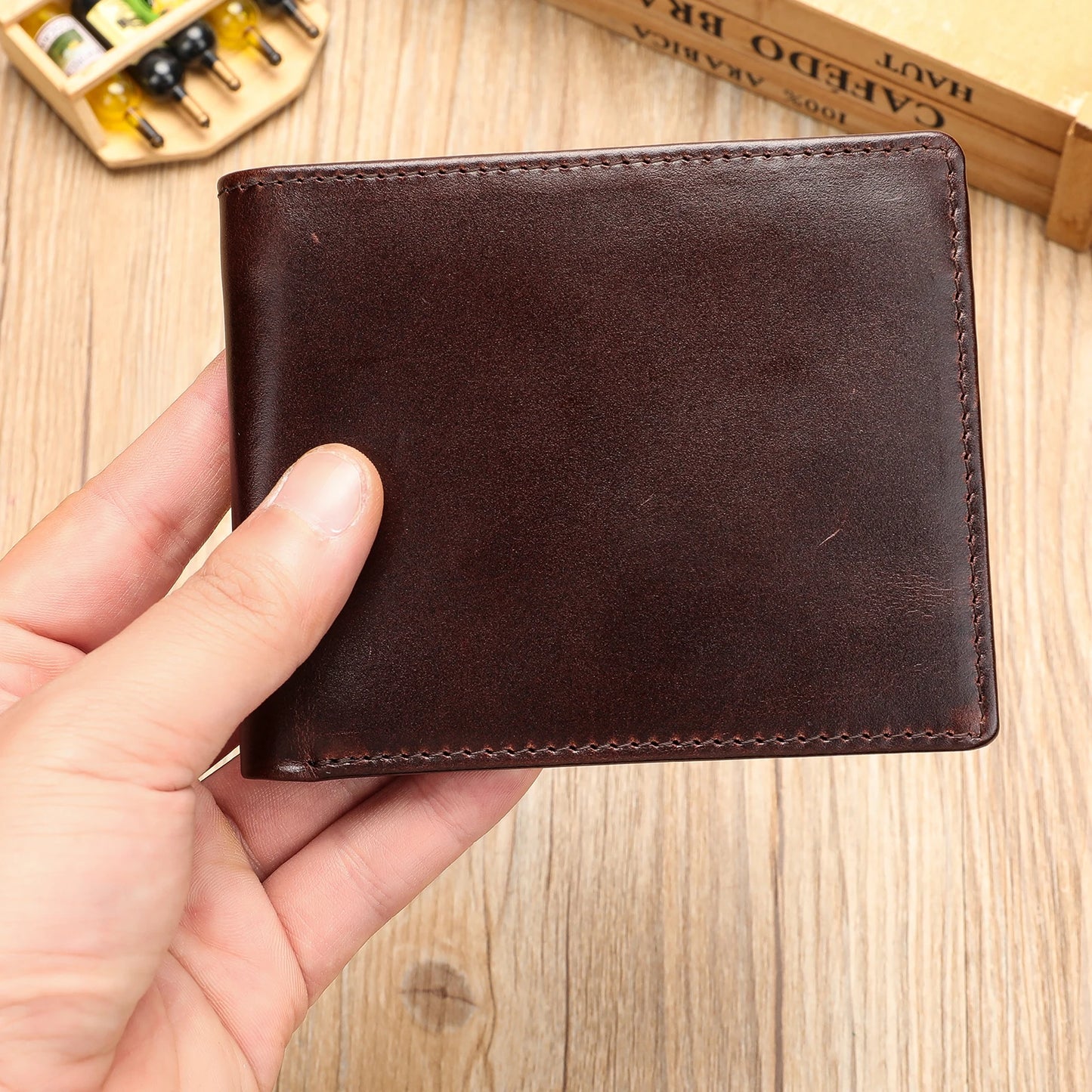 Genuine Leather Wallet — Classic Fold