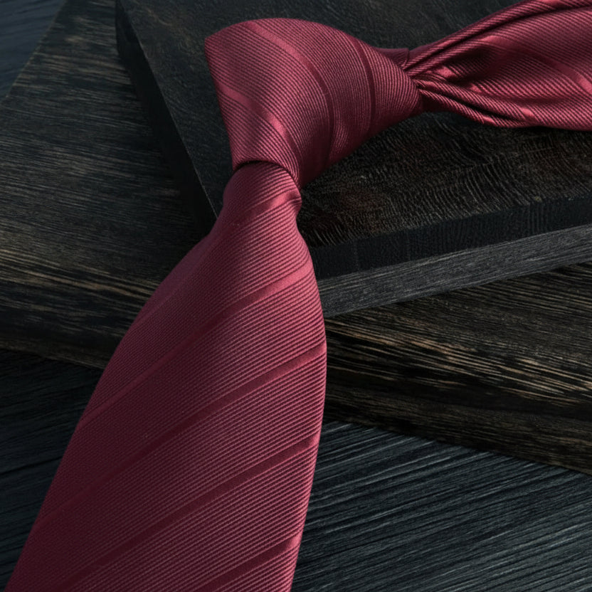 Striped Classic Neckties – 8cm Jacquard Weave