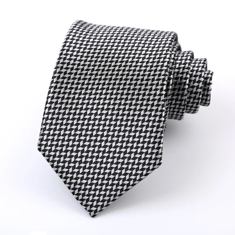 Jacquard Necktie — Polka Dot Edition