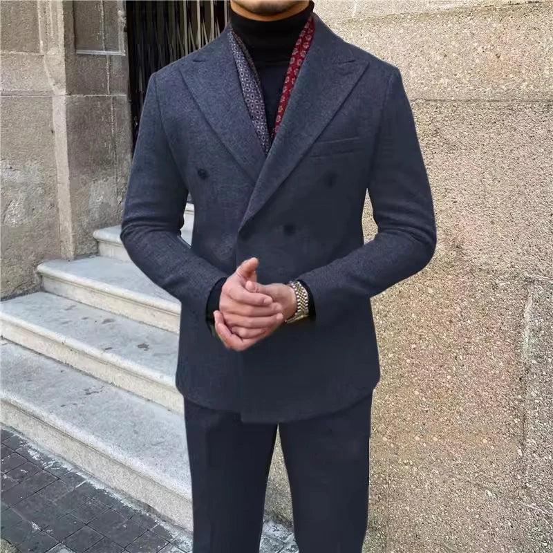 Men's Formal Suit — 2 Piece Set