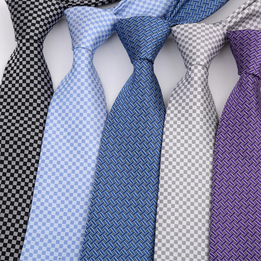 Jacquard Necktie — Polka Dot Edition