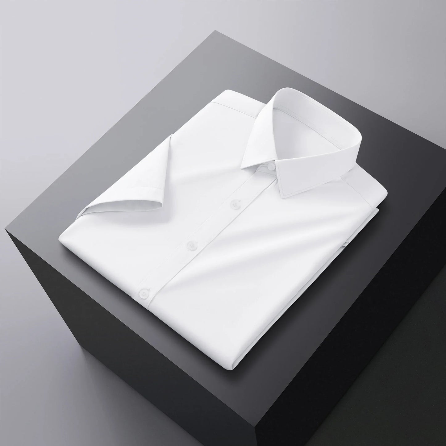 Short‑Sleeve Smart‑Casual Dress Shirt — Solid Summer Edition