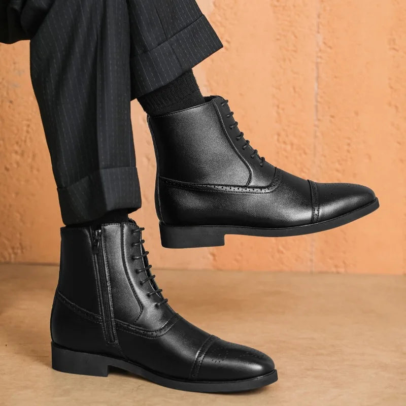 Classic Leather Ankle Boots