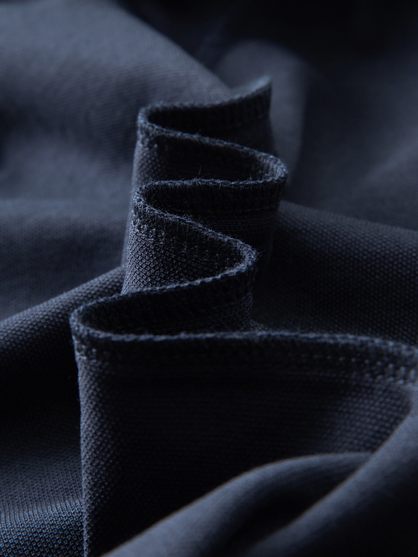 Contrast-Collar Polo Shirt